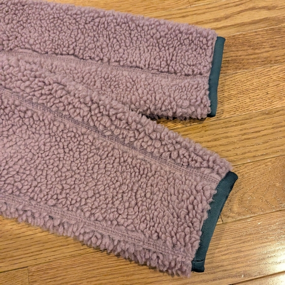 L.L. Bean Mountain Pile Purple Sherpa Jacket Small - Picture 8 of 16